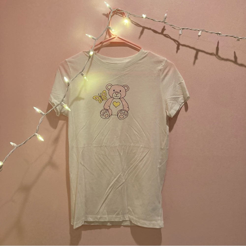 Aeropostale teddy bear fitted tee